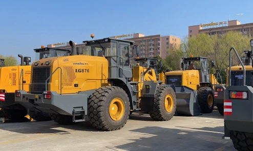 Фронтальный погрузчик Lonking LG876N, 2 гидролинии (скальный ковш)